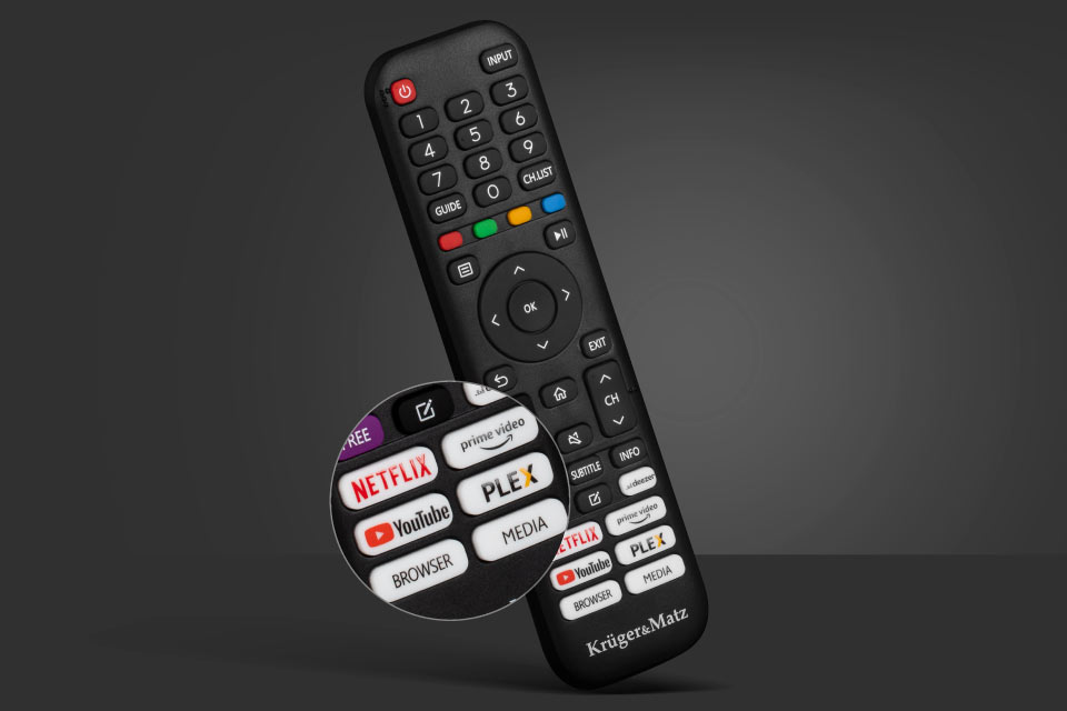 Wygodna i szybka obsługa Telewzior Smart TV