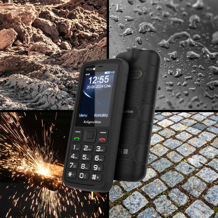 Do pracy w trudnych warunkach Pancerny telefon