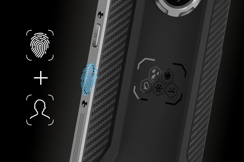 Łatwe odblokowywanie Smartfon z Face ID i czytnikiem linii papilarnych
