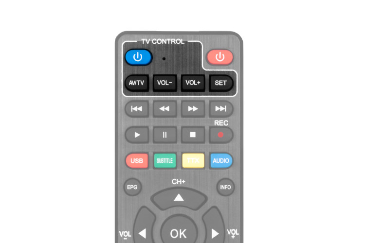 TV CONTROL - ovládanie jedným diaľkovým ovládačom