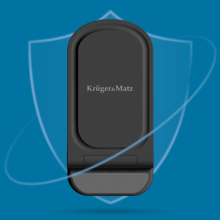 vallad サーマル　black L Ładowarka indukcyjna składana Kruger&Matz