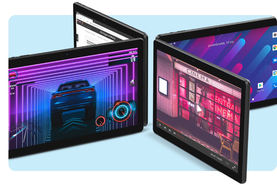 Na wysokich obrotach Tablet 10 cali 4GB RAM