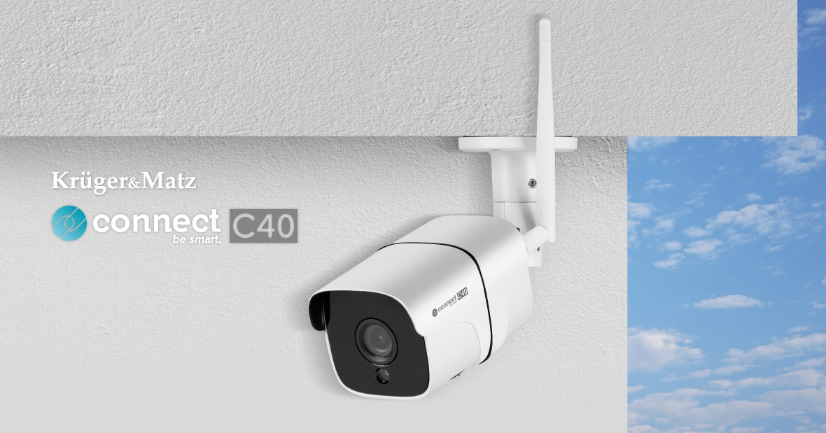 Kamera Wi-Fi zewnętrzna Kruger&Matz Connect C40 Kamera zewnętrzna Wi-Fi Kruger&Matz Connect C40