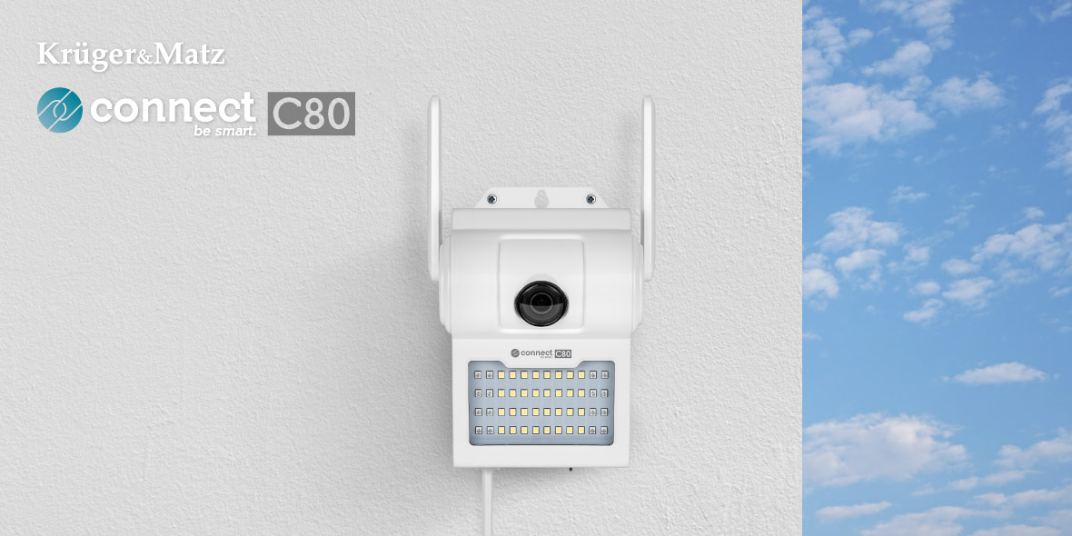 Kamera Wi-Fi zewnętrzna Kruger&Matz Connect C80