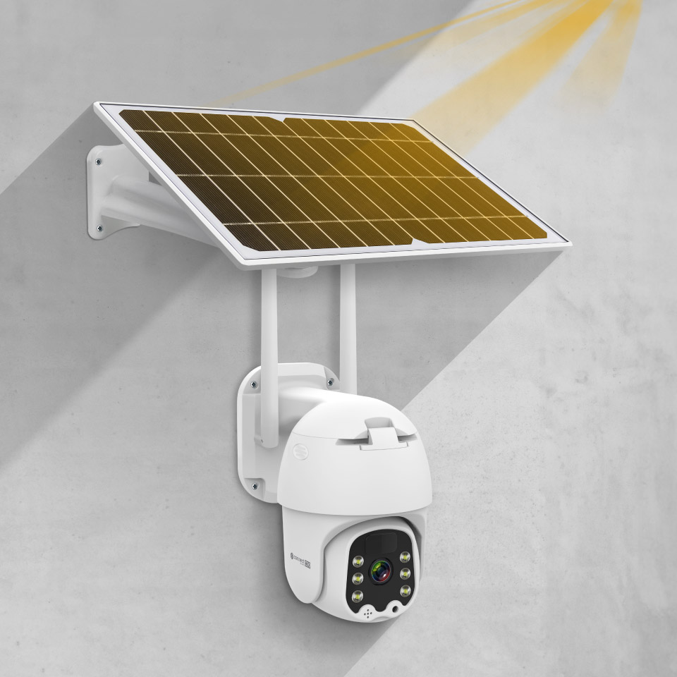Dwa rodzaje zasilania Kamera solarna