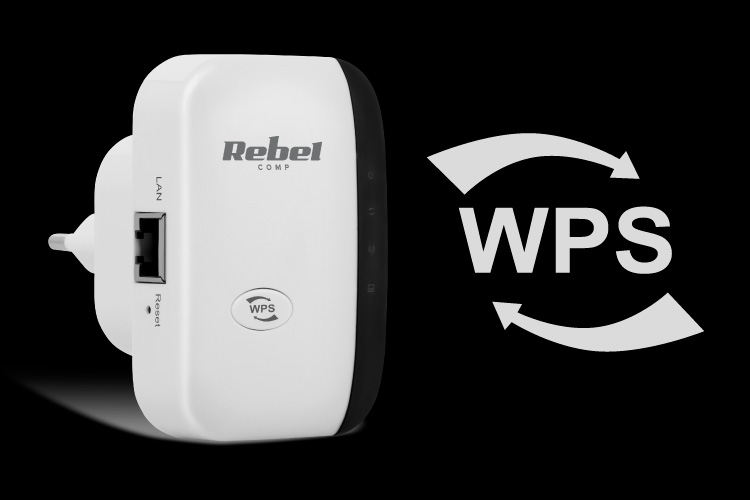 Łatwa konfiguracja i obsługa Wzmacniacz Wi-Fi z WPS