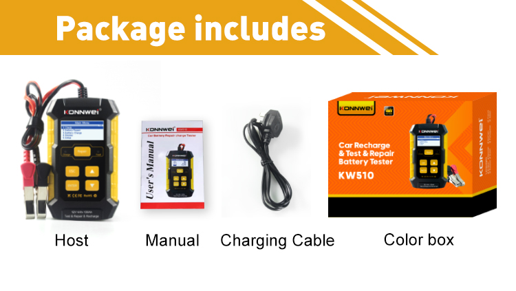 Konnwei KW510 battery tester