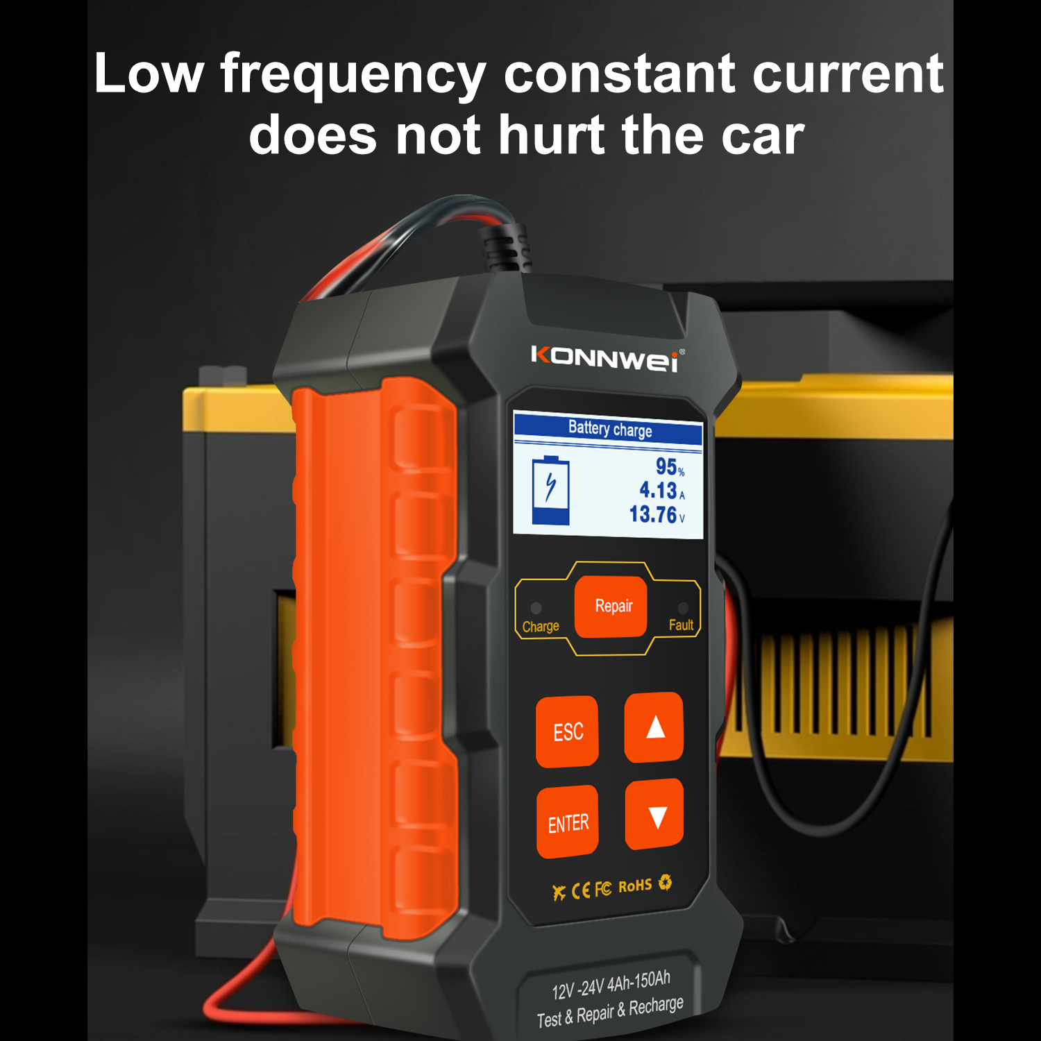 Konnwei KW520 battery tester