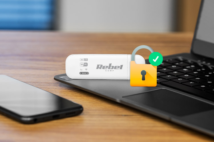 Czuj się bezpiecznie mobilny router wifi