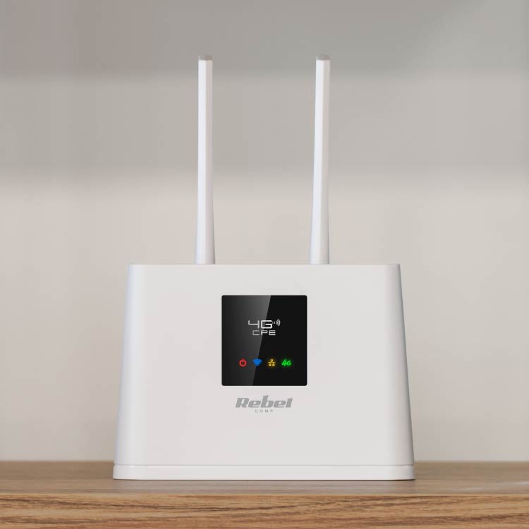 Router with external antennas