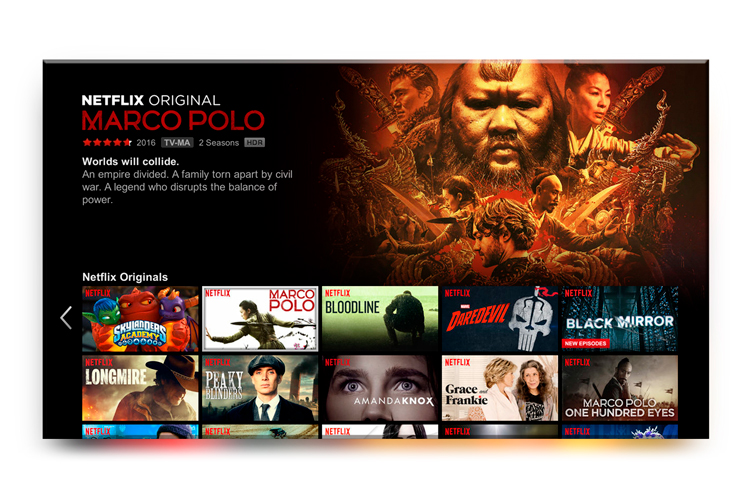 Oglądaj Netflix w jakości 4K HDR