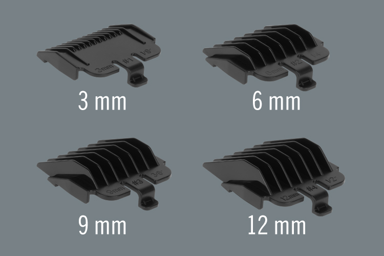 4 nasadki grzebieniowe 4 nasadki grzebieniowe
