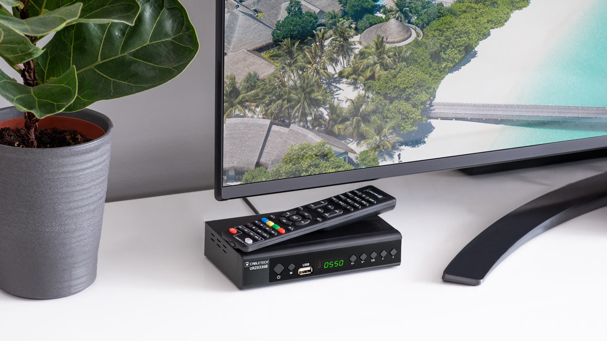 Tuner DVB-T2 HEVC H.265 Cabletech Tuner DVB-T2 HEVC H.265 Cabletech