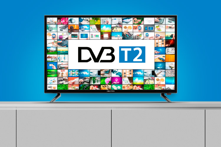 TV com DVB-T2