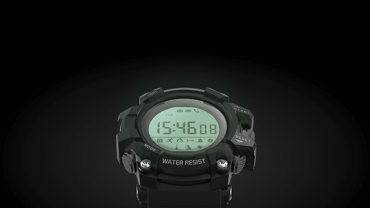 Lubisz trenować po zmroku? Zegarek Activity 300 też! Dzięki podświetlanej tarczy możesz na bieżąco sprawdzać swoje wyniki, także wtedy, gdy biegasz późnym wieczorem. Urządzenie przystosowane do potrzeb różnych użytkowników. 