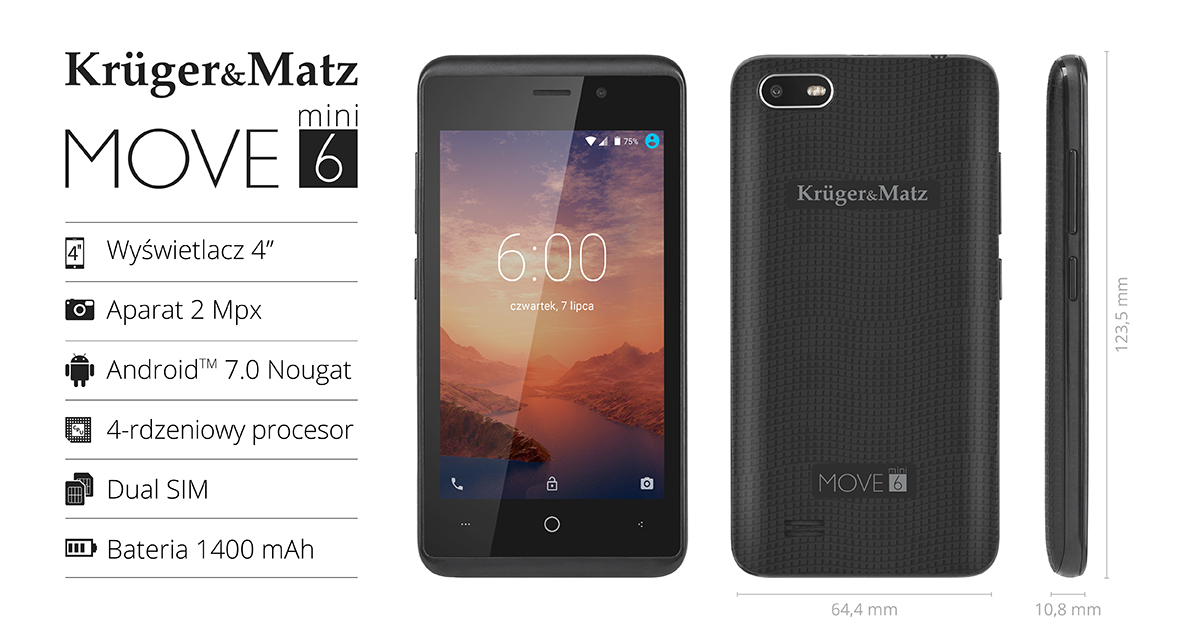 Smartfon Kruger&Matz MOVE 6 mini