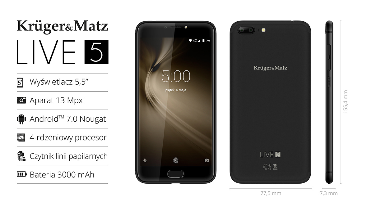 Smartfon Kruger&Matz LIVE 5
