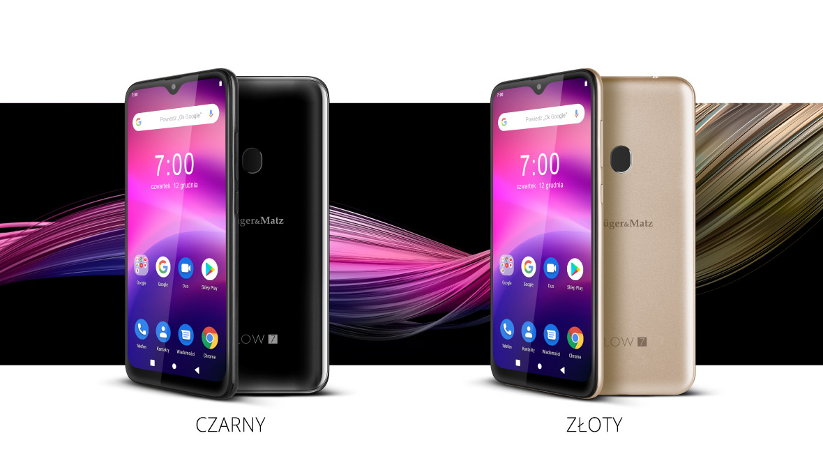 Smartfon FLOW 7 w dwóch kolorach do wyboru