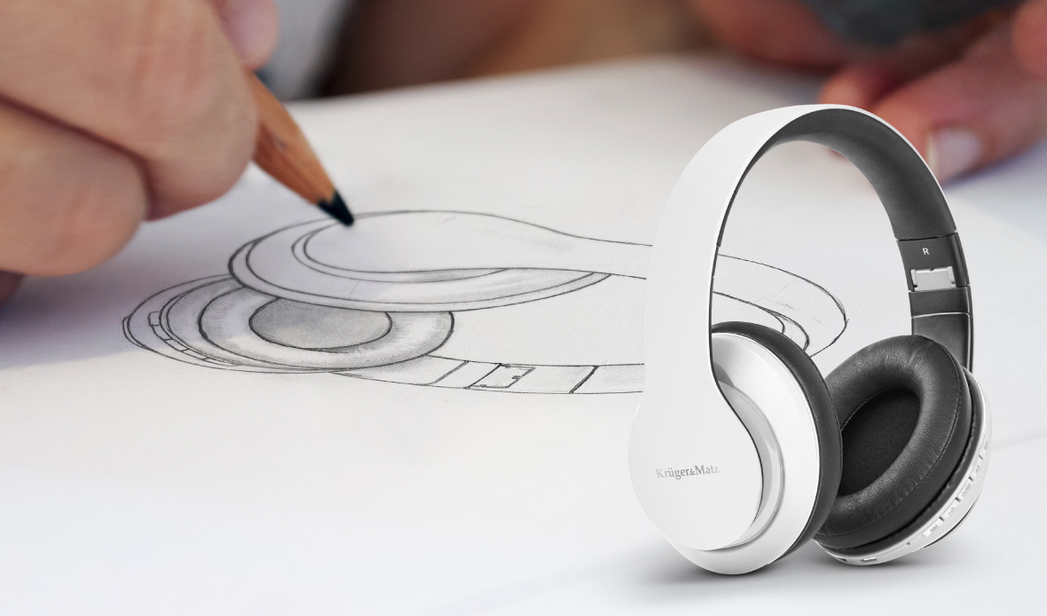 Idealnie wyprofilowana konstrukcja słuchawek oraz miękkie nauszniki gwarantują wysoki komfort, nawet podczas wielu godzin słuchania muzyki.
