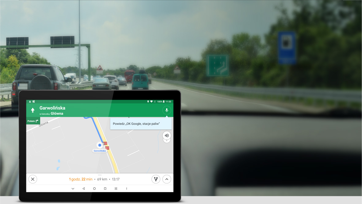 EAGLE 1068 to coś więcej niż tablet. Podczas podróży urządzenie będzie nie tylko źródłem rozrywki, ale może również znaleźć zastosowanie jako nawigacja samochodowa. Wbudowany odbiornik GPS sprawi, że bez problemu odnajdziesz właściwy kierunek, niezależnie od tego gdzie podążasz. 