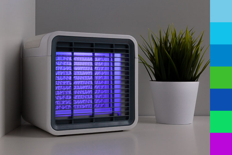Mini klimator z podświetleniem