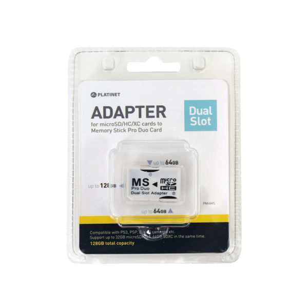 Adapter micro SD dual slot/Memory Stick Pro Duo