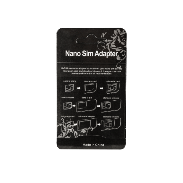 Adapter Nano SIM 3W1 czarny