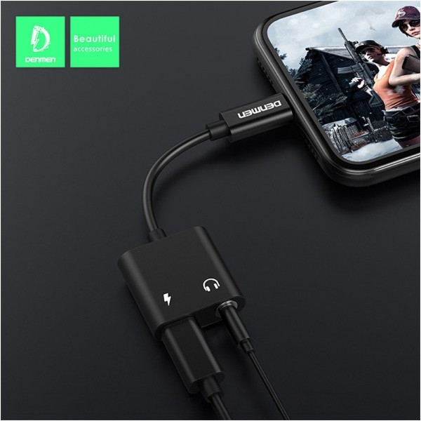 Adapter przejściówka USB typu C -> Jack + USB typu C (ładowanie)