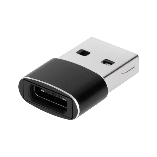 Adapter przejściówka USB - USB Typu C czarny