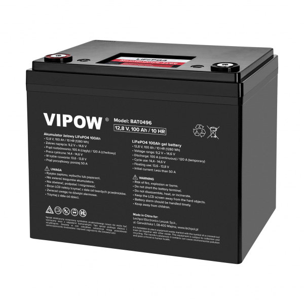 Akumulator LiFePO4 100Ah z BMS