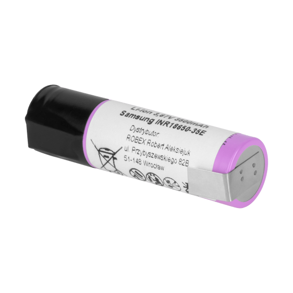 Akumulator Samsung 18650 3500mAh 3,7V INR18650-35E-FT z blaszkami