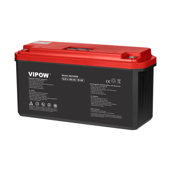 Akumulator żelowy LiFePO4 bluetooth 150Ah BMS