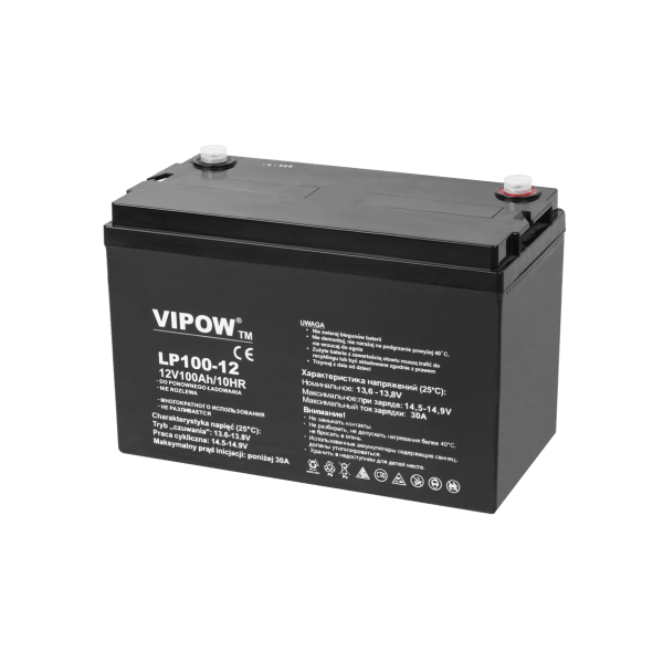 Akumulator żelowy VIPOW 12V 100Ah