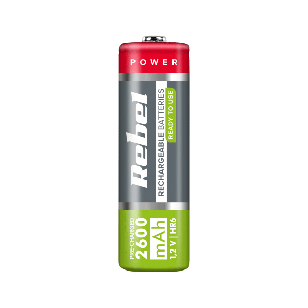 Akumulatorki REBEL HR6 2600 mAh Ni-MH 2szt/bl