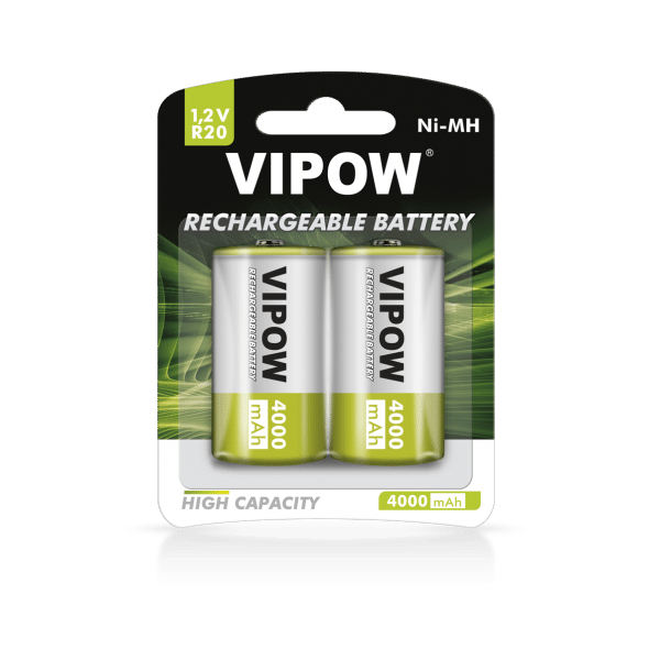 Akumulatorki VIPOW HR20 4000 mAh Ni-MH 2szt/bl