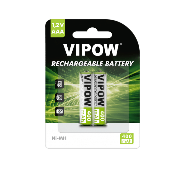 Akumulatorki VIPOW R03 400 mAh Ni-MH 2szt/bl