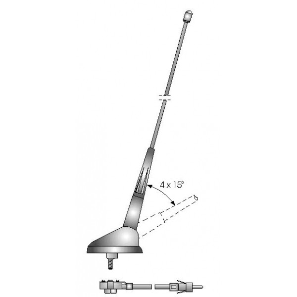 Antena samochodowa UNICON ASp-31.01