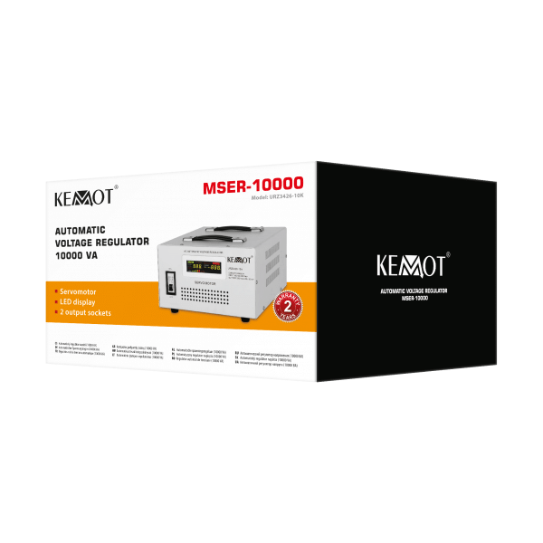Automatyczny stabilizator napięcia KEMOT MSER-10000 (10000 VA, serwomotor)