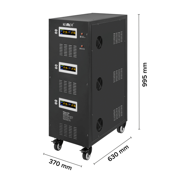 Automatyczny trójfazowy stabilizator napięcia KEMOT PROavr-60k