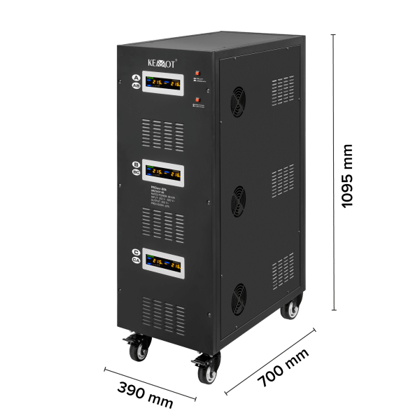 Automatyczny trójfazowy stabilizator napięcia KEMOT PROavr-80k