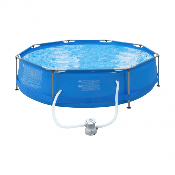 Basen stelażowy AVENLI okrągły 305x76 zestaw