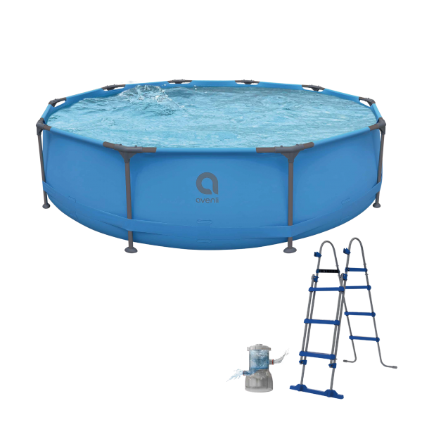 Basen stelażowy AVENLI Premium 366x100 zestaw