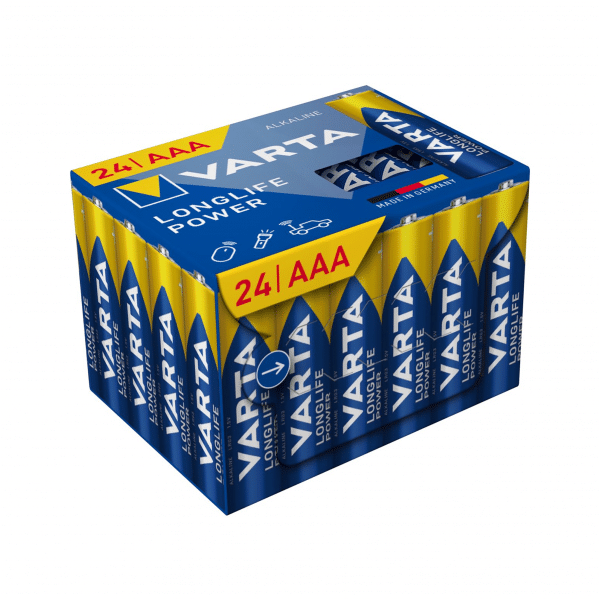 Bateria alkaiczna VARTA LR03 Longlife Power Cube Pack 24szt./box