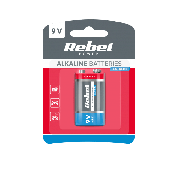 Bateria alkaliczna REBEL EXTREME 9V 6LR6