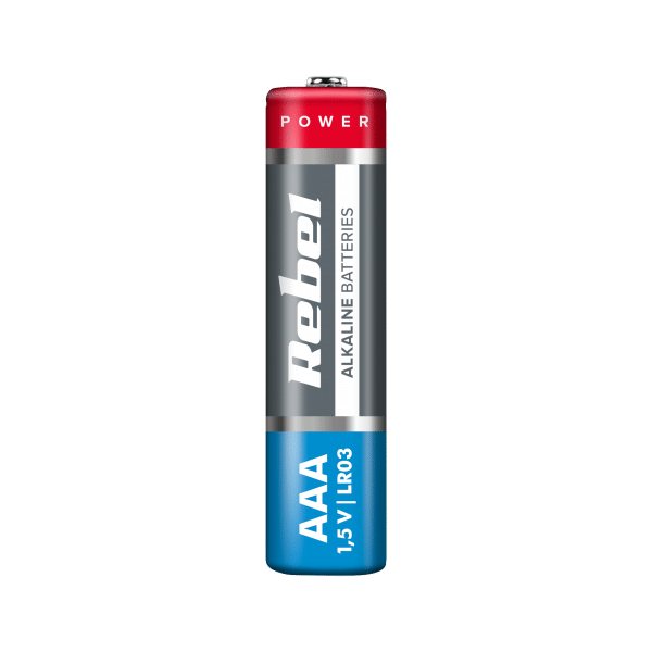 Baterie alkaliczne REBEL LR03 4szt/bl.