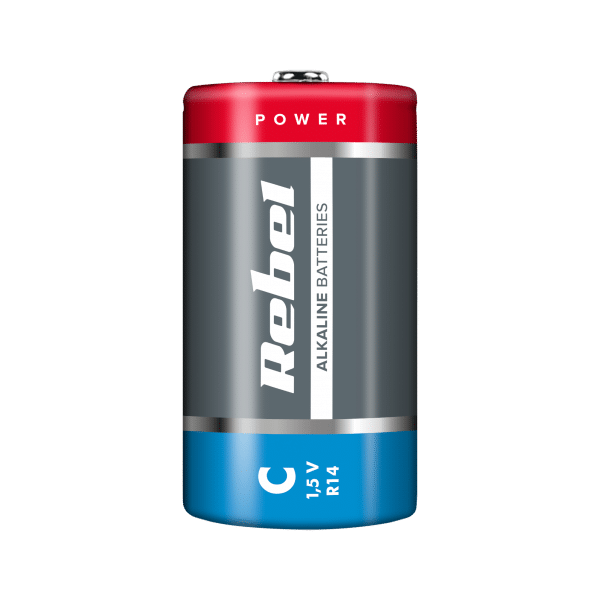 Baterie alkaliczne REBEL LR14 2szt/bl.