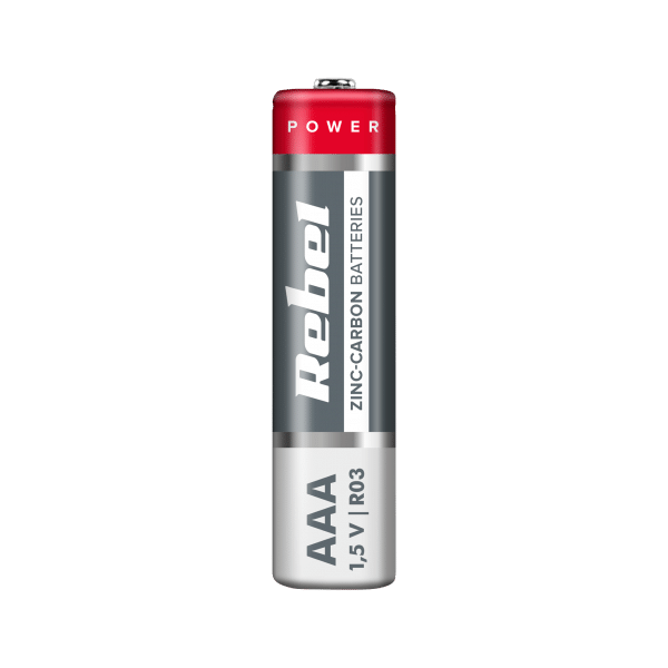 Baterie cynkowo węglowe REBEL R03