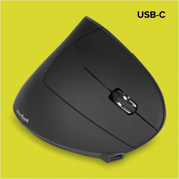 Bezprzewodowa mysz pionowa Rebel VM10