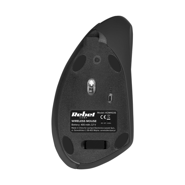 Bezprzewodowa mysz pionowa Rebel VM10