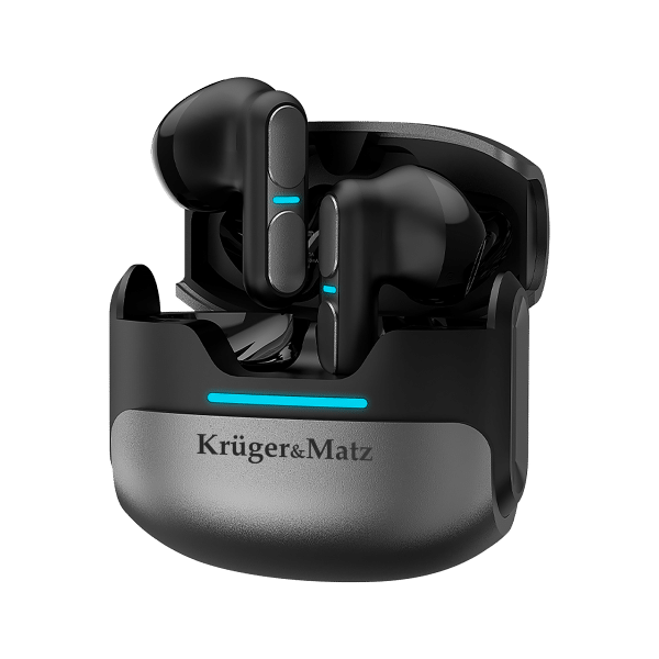 Bezprzewodowe słuchawki douszne Kruger&Matz M8 - kolor szary